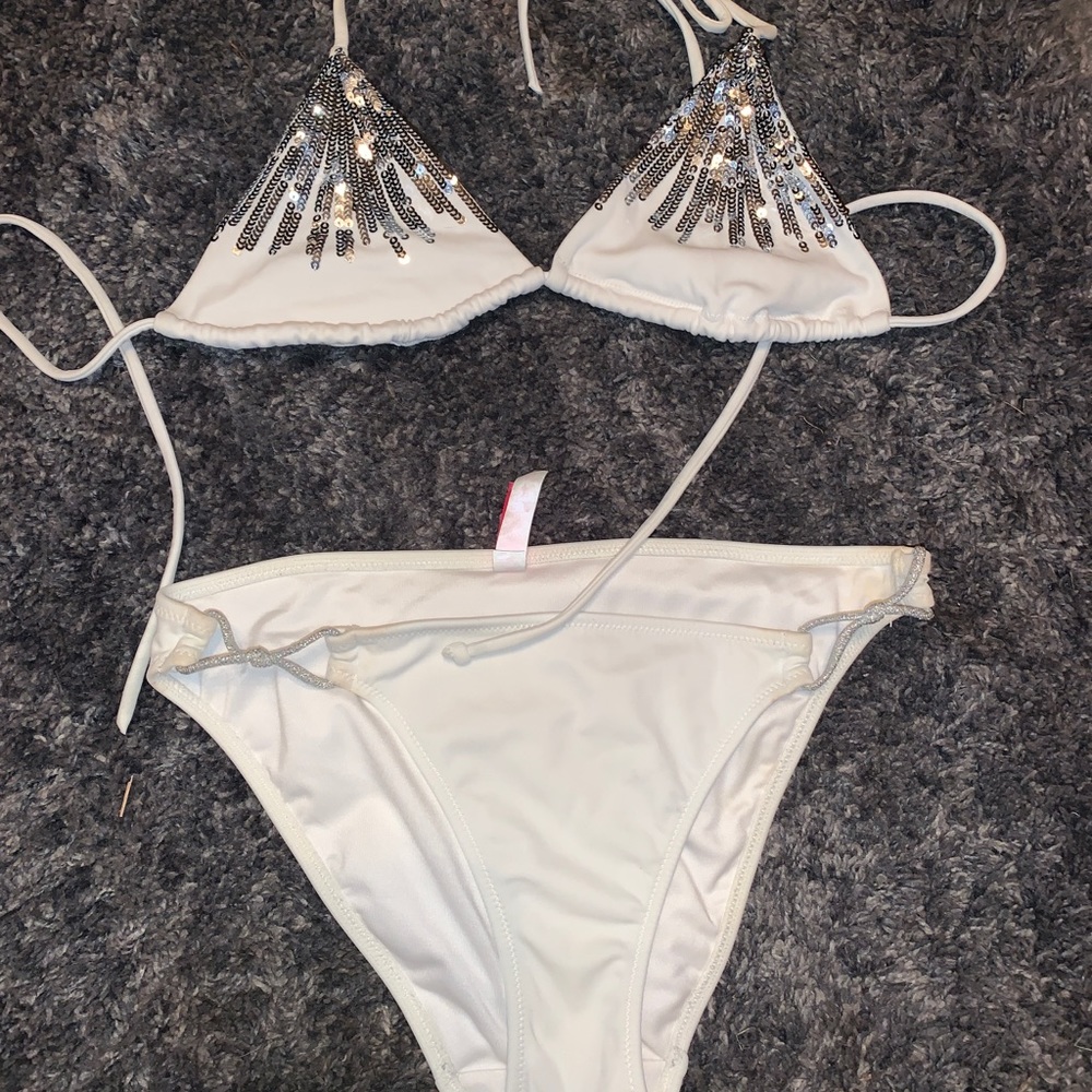 White Victoria Secret bikini